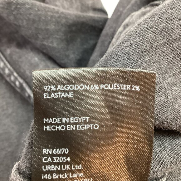 We The Free High-Rise Distressed Hem Bootcut Jeans Womens 28 Black - Picture 13 of 14